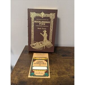 Adventures of Huckleberry Finn MARK TWAIN, 1994 Easton Press Collector's Edition